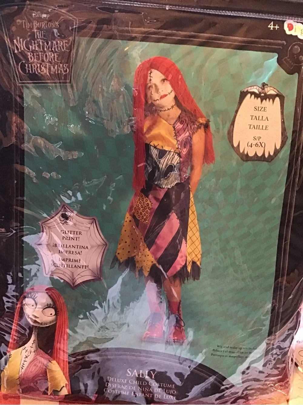 Disney nightmare before christmas Sally girls size 4-6x